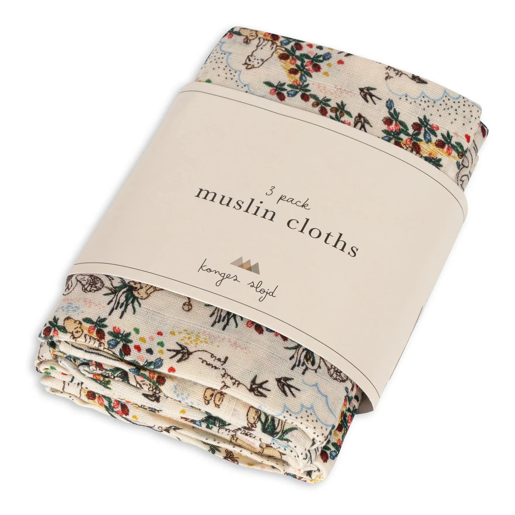 Langes en coton bio Mizumi - Set de 3 | Smallable