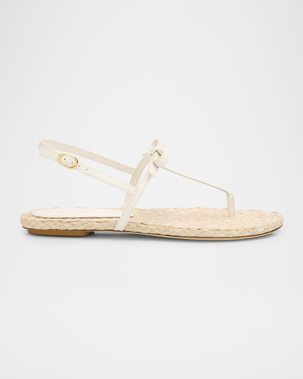 Felicity Leather Bow Espadrille Sandals | Neiman Marcus
