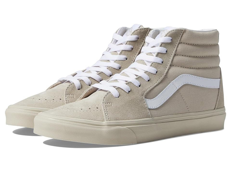Vans Sk8-Hi(r) Skate Shoes French Oak : Men's 4.5 - Women's 6 Medium, Canvas/Leather/Rubber | Zappos