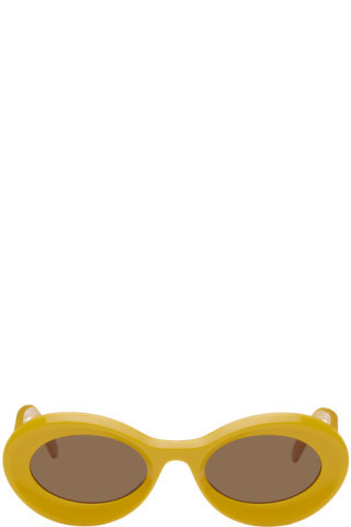 Yellow Loop Sunglasses | SSENSE