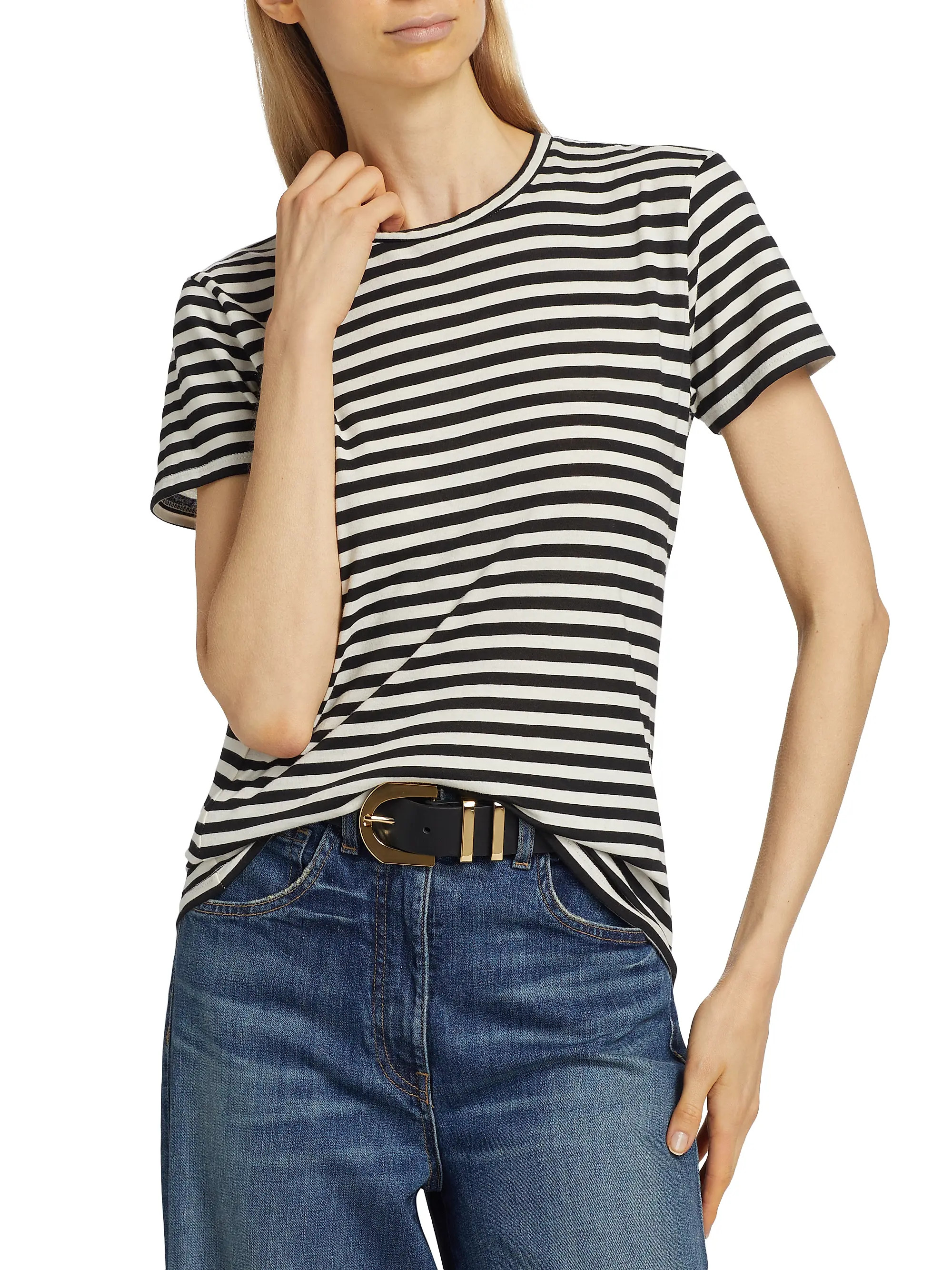 Mariela Striped Cotton T-Shirt | Saks Fifth Avenue