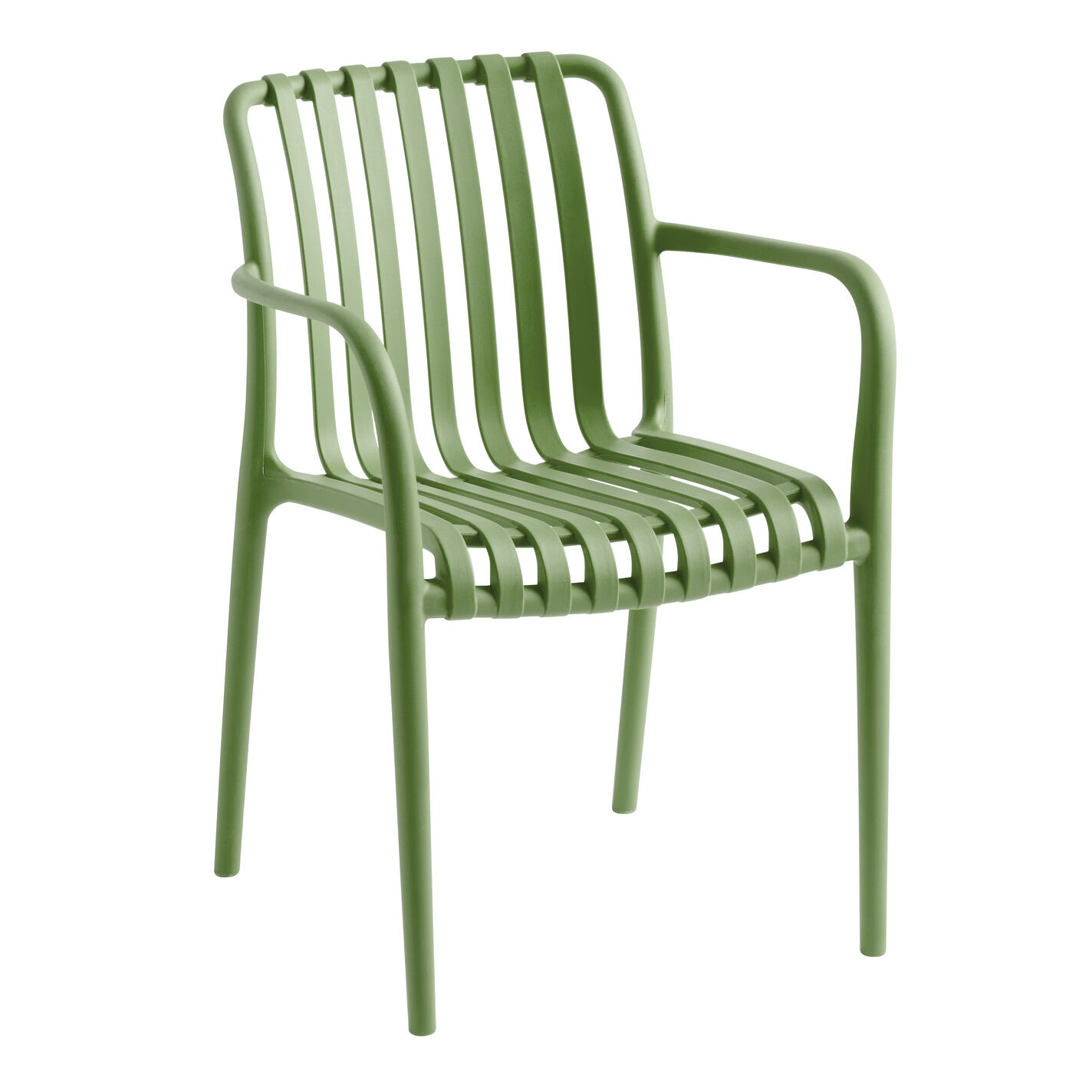 Salina Plastic Outdoor Stacking Chair Set of 2 | World Market