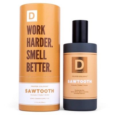 Duke Cannon Woodsy &#38; Aromatic Sawtooth Men&#39;s Proper Cologne - 1.7 fl oz | Target