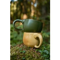 Ceramic Pumpkin Mug | Halloween Mug 8Oz Unique & Hand Crafted - Pottery | Etsy (US)