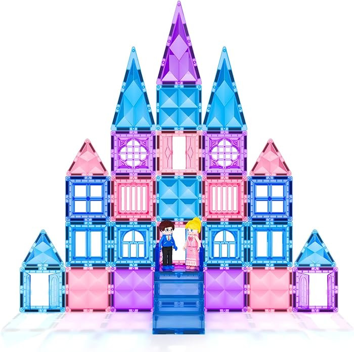 Soyee Diamond Magnetic Building Blocks - Princess Toys for 3-8 Year Old Girls & Boys - 3 4 5 6 Ye... | Amazon (US)