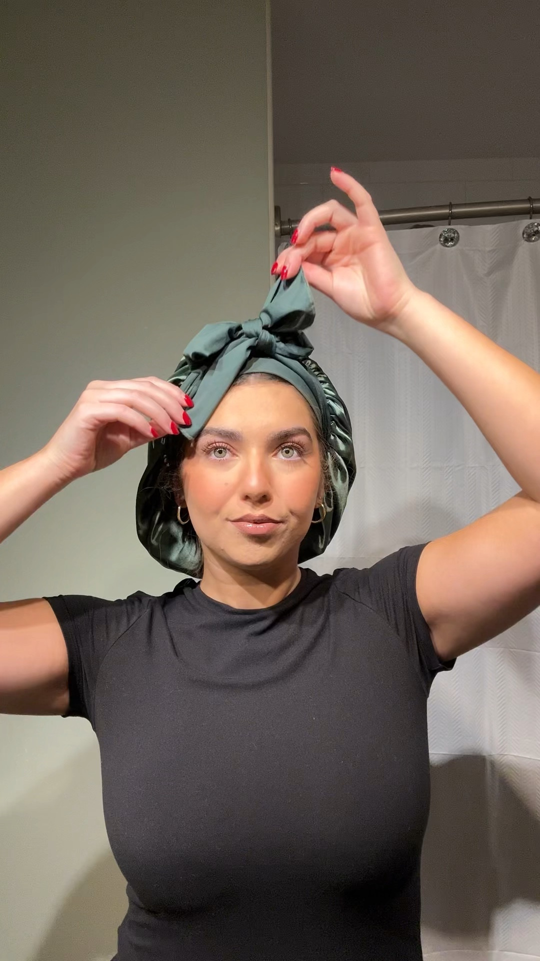 I LOVE using a bonnet for sleeping. My hair stays silky and smooth! ALSO - this is my favourite t shirt! It’s a SKIMS DUPE!! 

#LTKautumn #LTKstyletip #LTKcanada