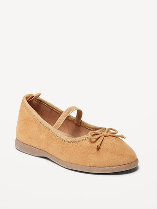 Faux-Suede Ballet Flats for Toddler Girls | Old Navy (US)