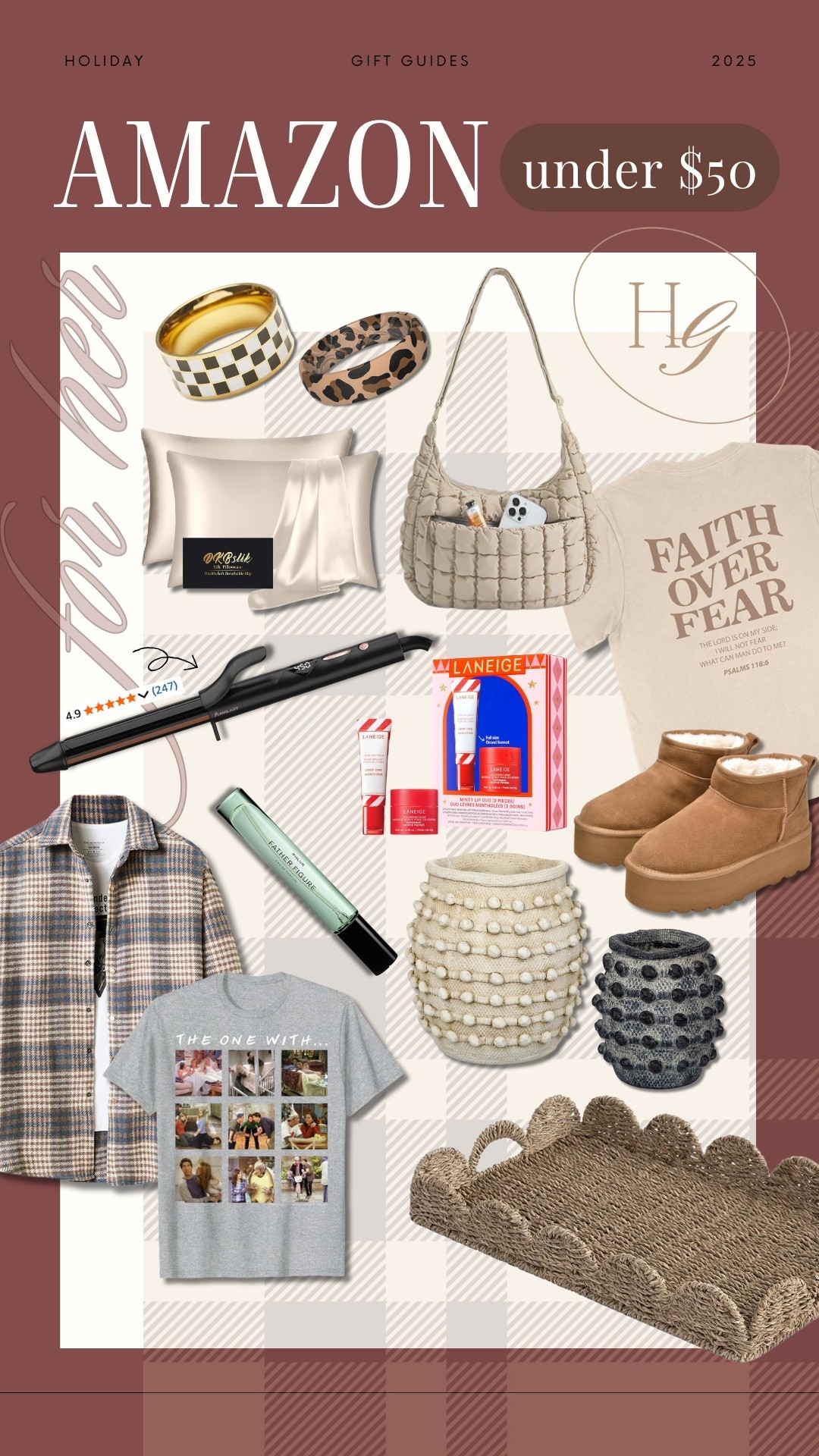 Tis the season for gift guides 🤎 $50 & under FOR HER from Amazon✨🎄so many good ideas!!! 

For her gift guide / amazon / mom / MIL / Holley Gabrielle 


#LTKGiftGuide #LTKHoliday #LTKCyberWeek