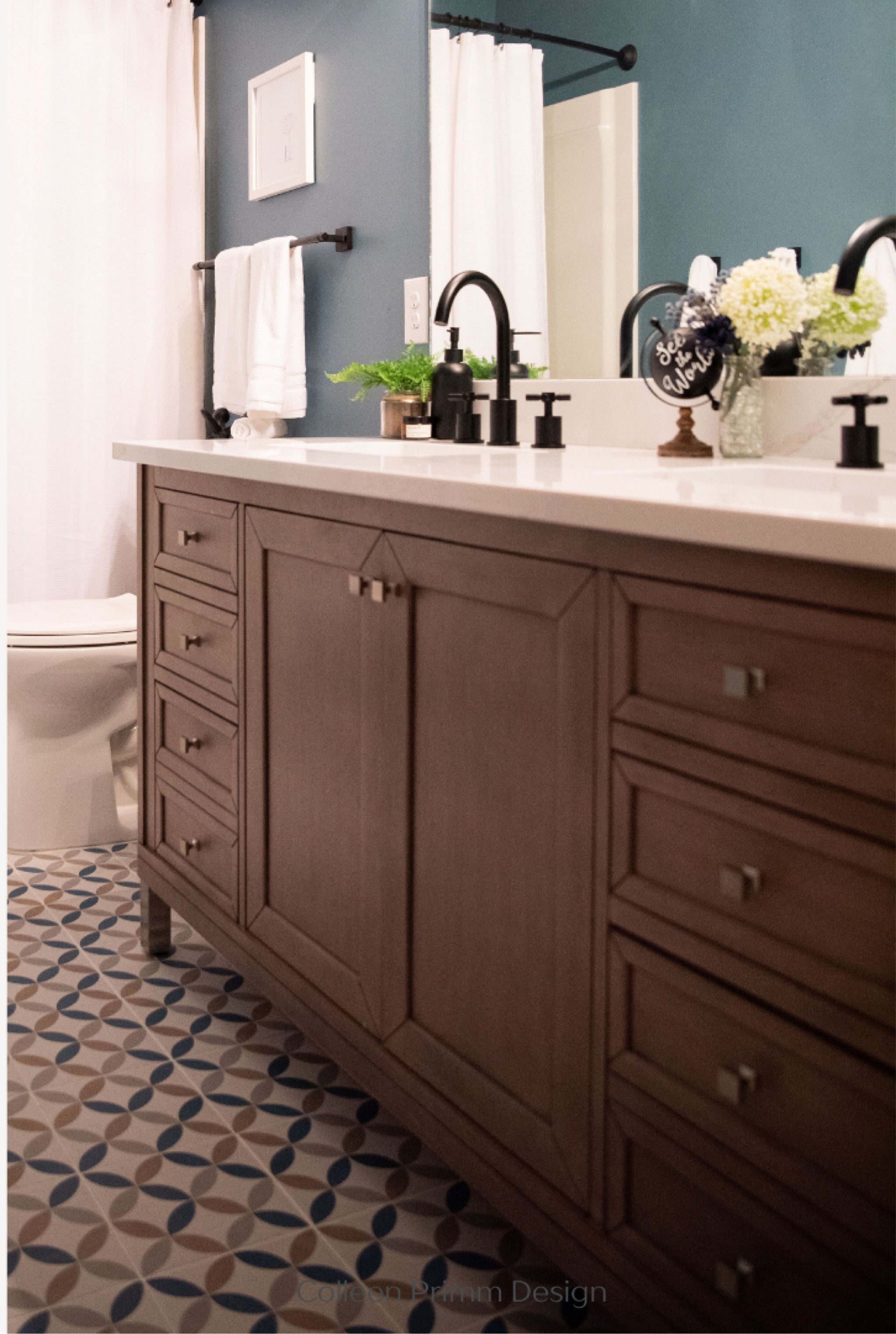 Bathrooms can be fun, inject a little color in them and bring them to life. 

#LTKfamily #LTKhome #LTKover40