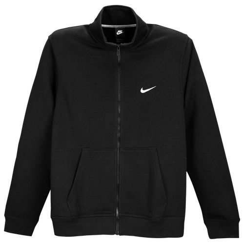Nike Mens Nike Club Swoosh Track Jacket - Mens Black/White Size M | Footaction