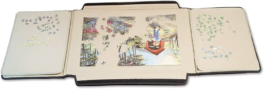 Bits and Pieces - 1500 Piece Size Porta-Puzzle Jigsaw Caddy - Puzzle Accessories - Puzzle Table -... | Amazon (US)