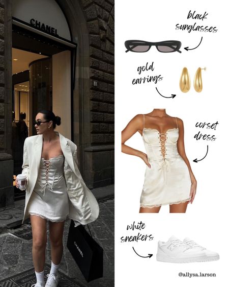 Outfit inspo, neutral outfit, corset dress, spring outfit 

#LTKFind #LTKfit #LTKstyletip