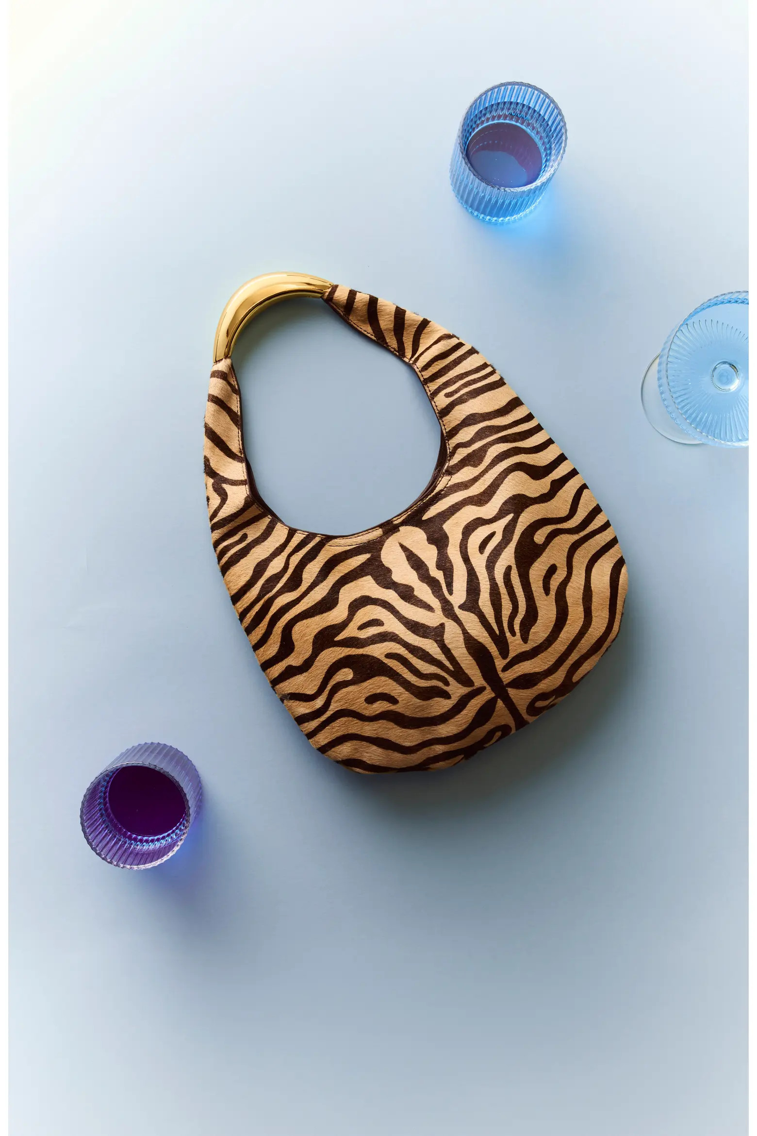Kairo Zebra Genuine Calf Hair Shoulder Bag (Women) | Nordstrom | Nordstrom