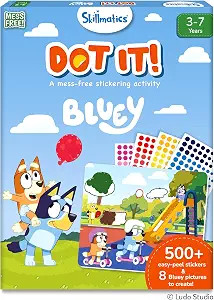 Skillmatics Bluey Dot It Sticker Activity – Mess-Free Fun for Kids, 500+ Stickers, Craft Kits, ... | Amazon (US)