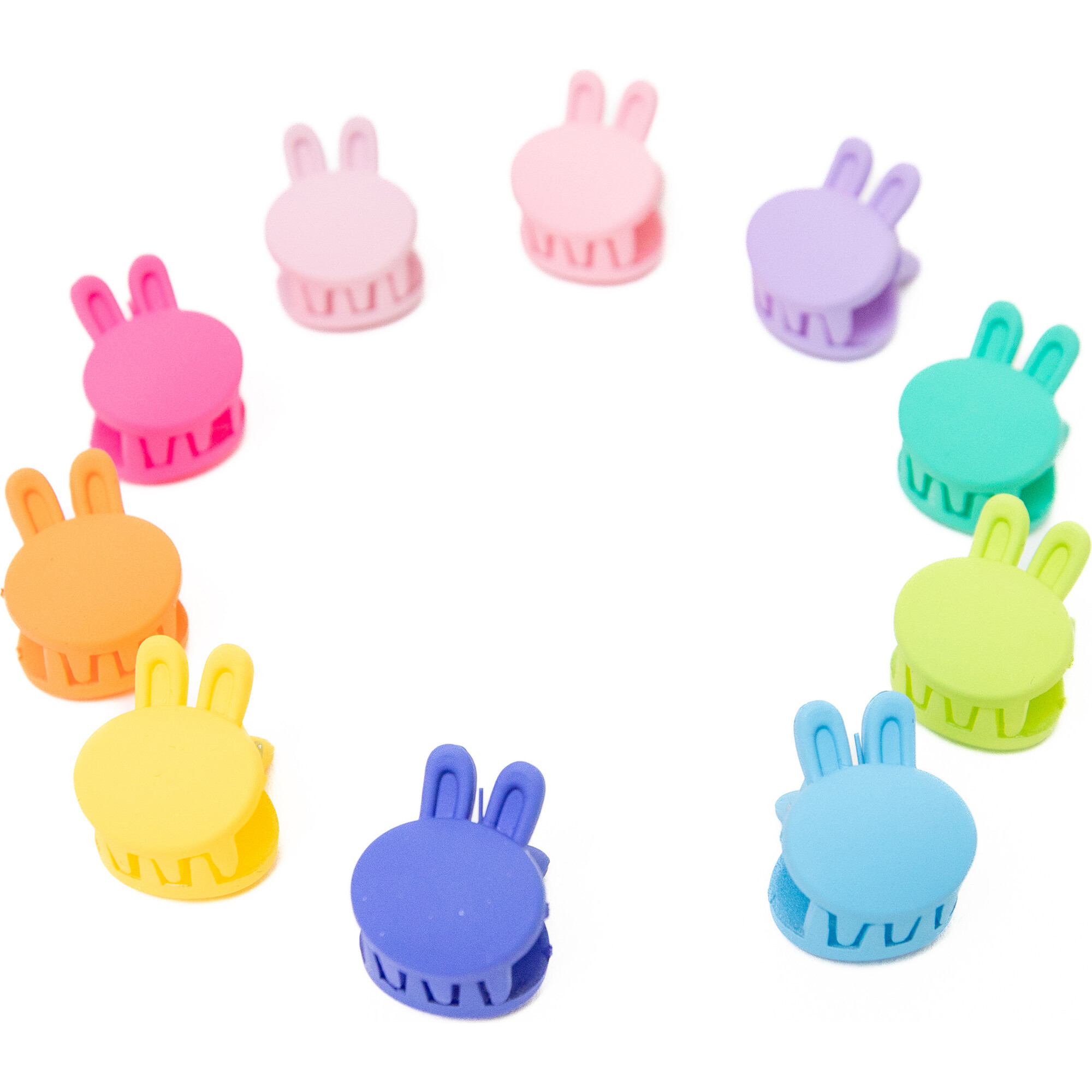 Abby Bunny Hairclips, Multi | Maisonette