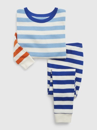 babyGap Organic Cotton Multi-Stripe PJ Set | Gap (US)