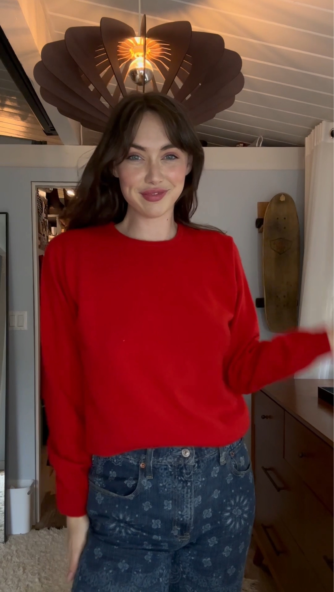 Red sweaters are always a moment. 🍒 Whether it’s a classic red cashmere, a bright holiday knit, or a deep cherry merino, a red sweater instantly elevates any winter outfit. Perfect with jeans, trousers, or over a slip dress for holiday parties. I love a soft, non-itchy knit that feels luxe but effortless.
#RedSweater #HolidaySweater #WinterStyle #CozyOutfits #CashmereSweater #MerinoWool #EverydayBasics #LTKFall #LTKWinterFashion #CapsuleWardrobe #ChicStyle #ColdWeatherOutfits #RedKnit #SweaterWeather #OutfitInspo

#LTKSeasonal #LTKHoliday