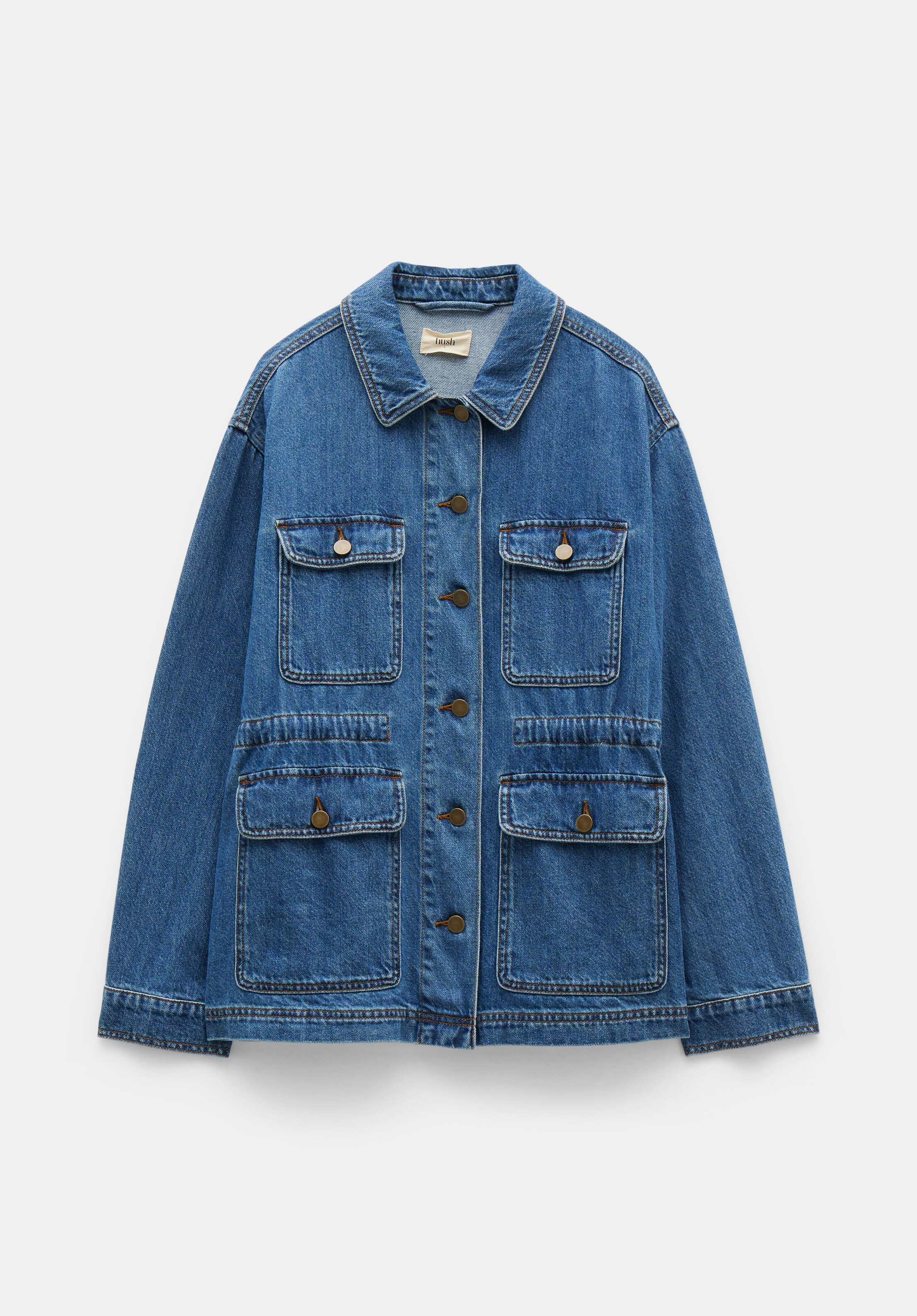 Nora Denim Utility Jacket | Hush UK