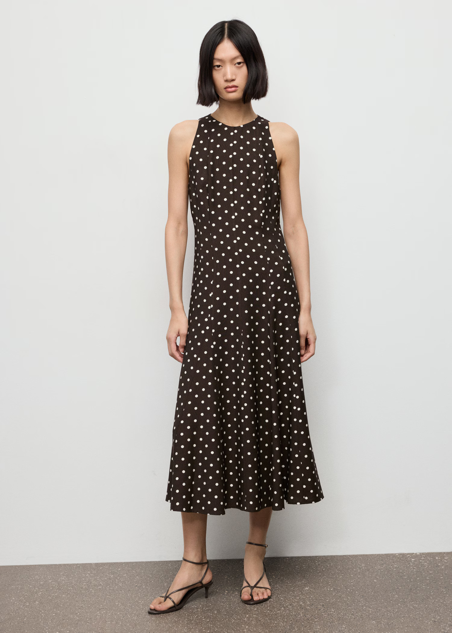 A-line polka-dot dress | Mango (US/MX/AU)