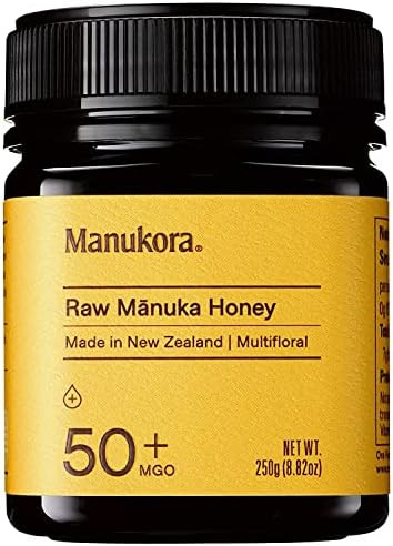 Amazon.com : Manukora MGO 50+ Multifloral Raw Manuka Honey New Zealand - Authentic Non-GMO Pure H... | Amazon (US)