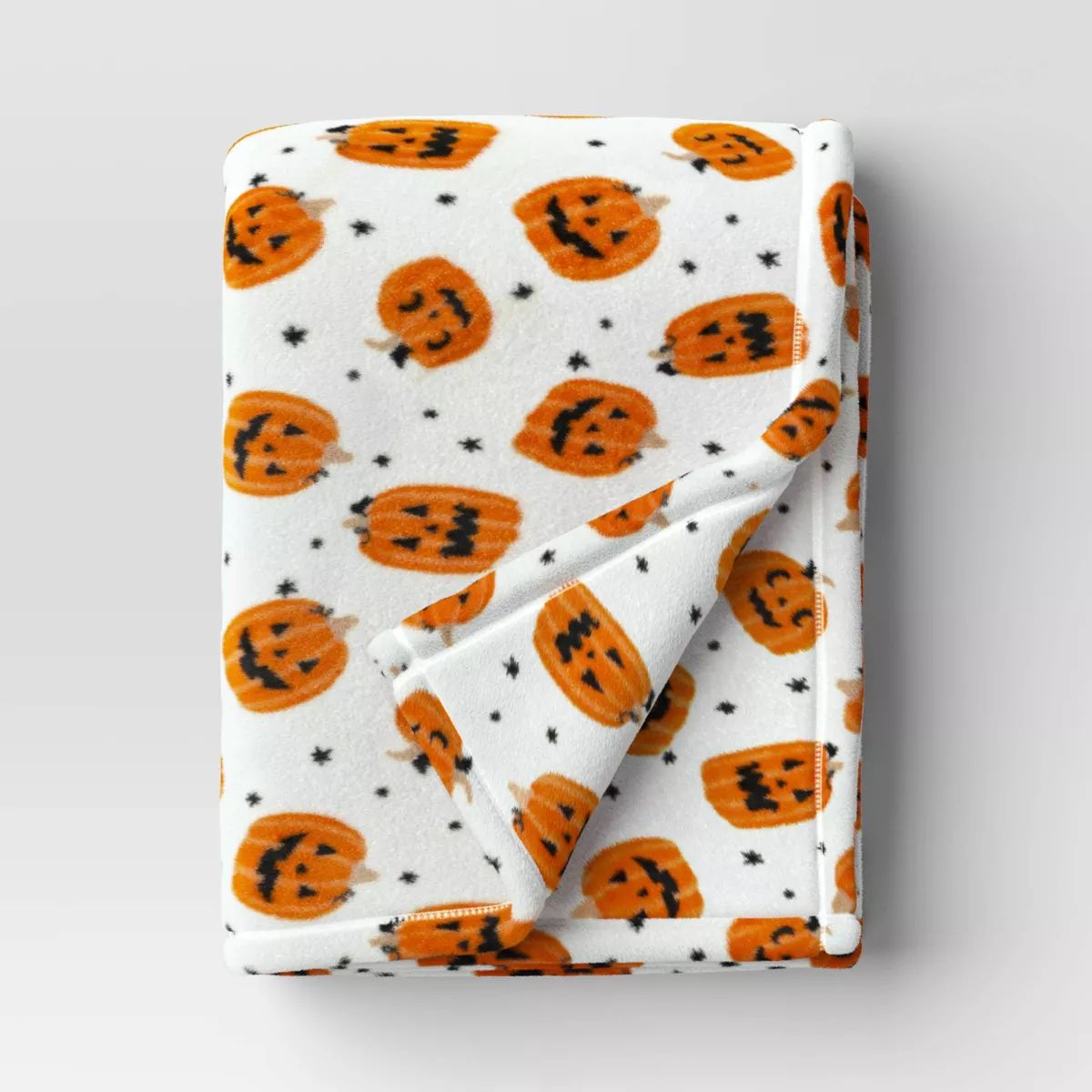 Halloween Pumpkin Throw Blanket Ivory - Hyde & EEK! Boutique™ | Target