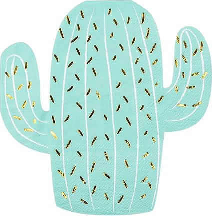 Fiesta Party Decorations, Cactus Napkins (Green, 50-Pack) | Amazon (US)