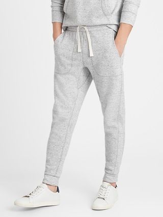 Brushed Waffle-Knit Jogger | Banana Republic (US)