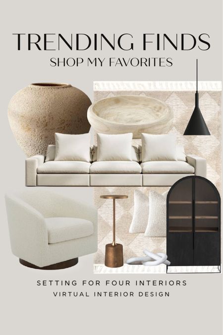 Trending finds- Organic Modern neutral and natural furniture and decor!

Earthy, white, black, beige, brown, vase, rug, diamond, wood bowl, black arch cabinet, swivel chair, accent pillows, boucle, cocktail table, end table, sofa, pendant, marble chain link, Amazon finds, Amazon home, founditonamazon, Wayfair, All Modern, farmhouse, transitional, modernn

#LTKfindsunder50 #LTKhome #LTKfindsunder100