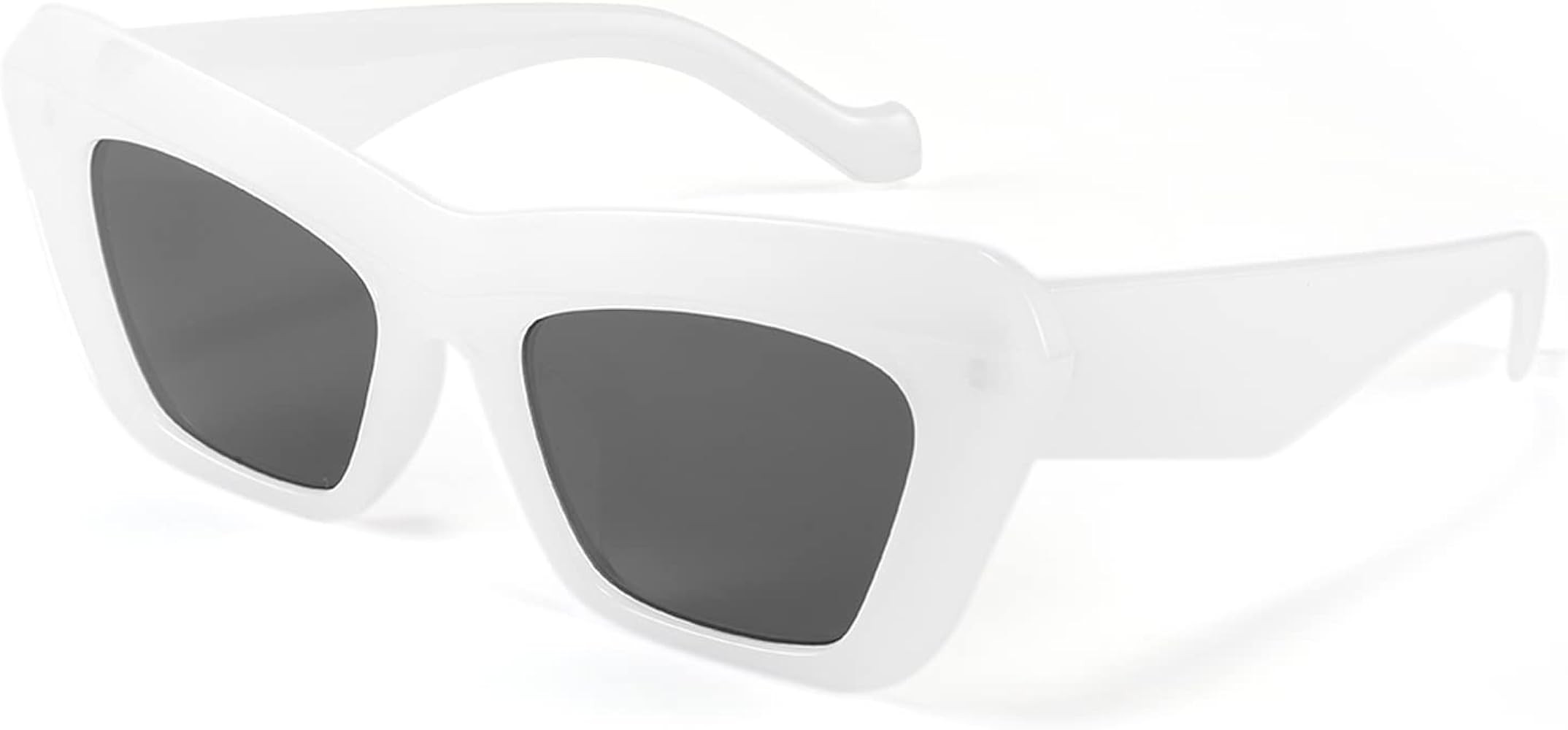 FEISEDY Women Men Retro Vintage Cat Eye Square 90s Sunglasses Jelly Colored Classic 70s Eyewear B... | Amazon (US)