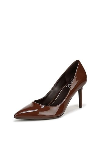 Naturalizer Womens Anna Pointed Toe Pump Cappuccino Brown Patent 9.5 W | Amazon (US)