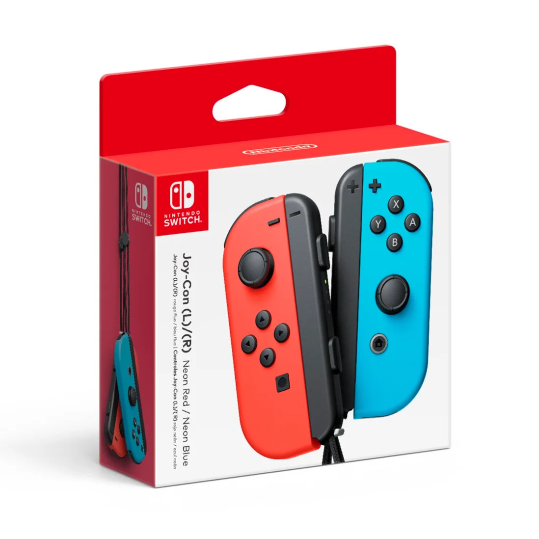 Nintendo Switch - Joy-Con (L/R) - Left Neon Red/ Right Neon Blue Controllers | Walmart (US)