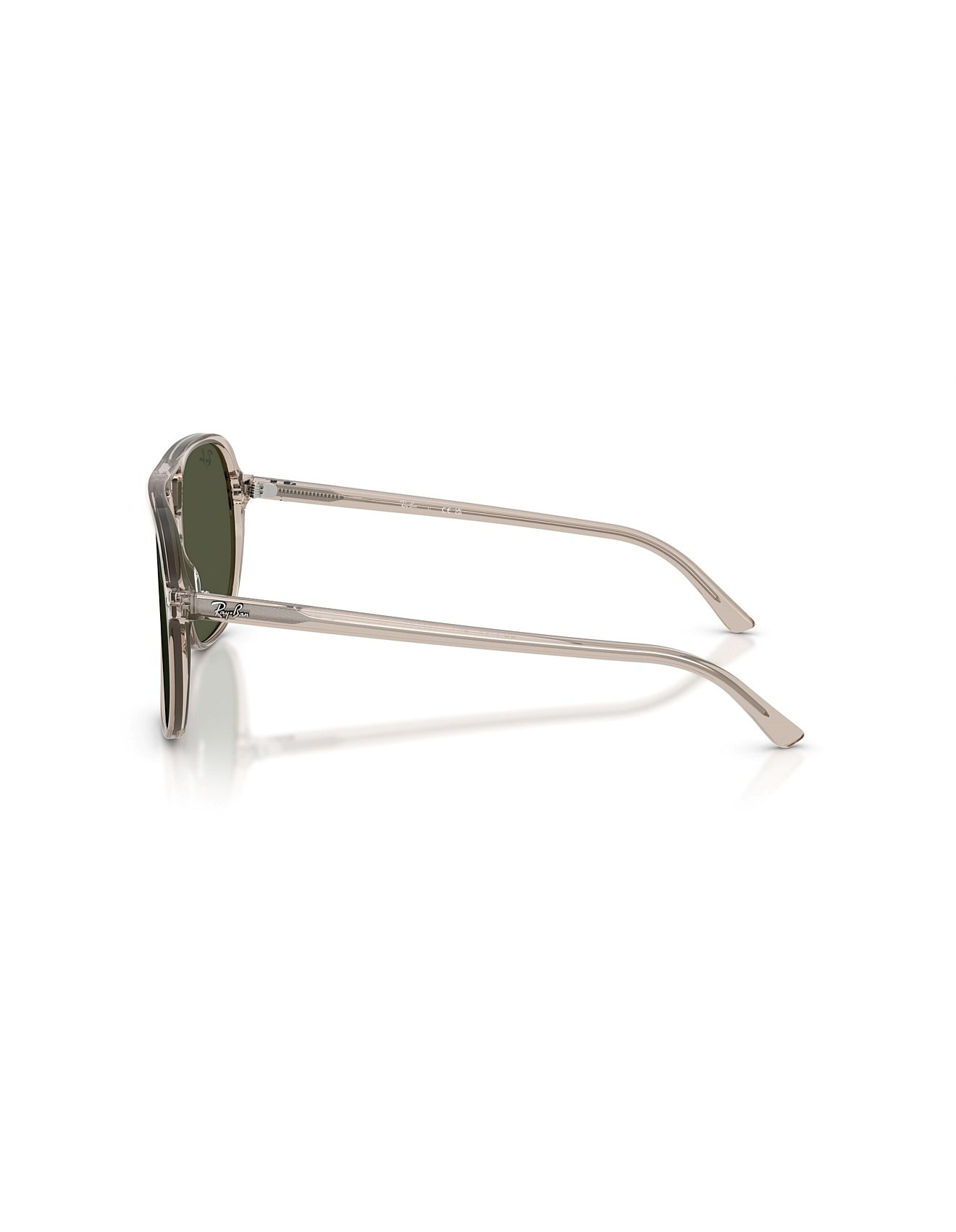 BILL Square TRANSPARENT LIGHT BROWN GREEN Sunglasses | David Jones (Australia & New Zealand)