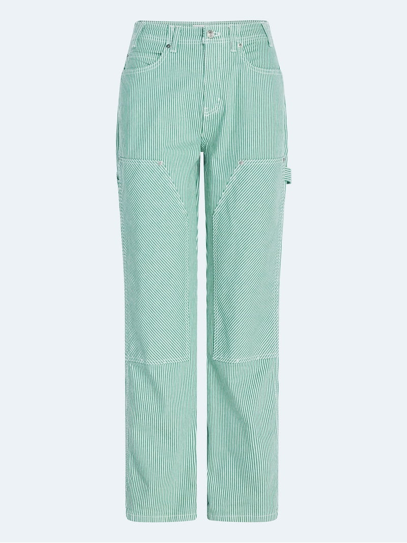 Free Assembly Women's and Women's Plus Mid Rise Relaxed Carpenter Jeans, Sizes 0-26W | Walmart (US)