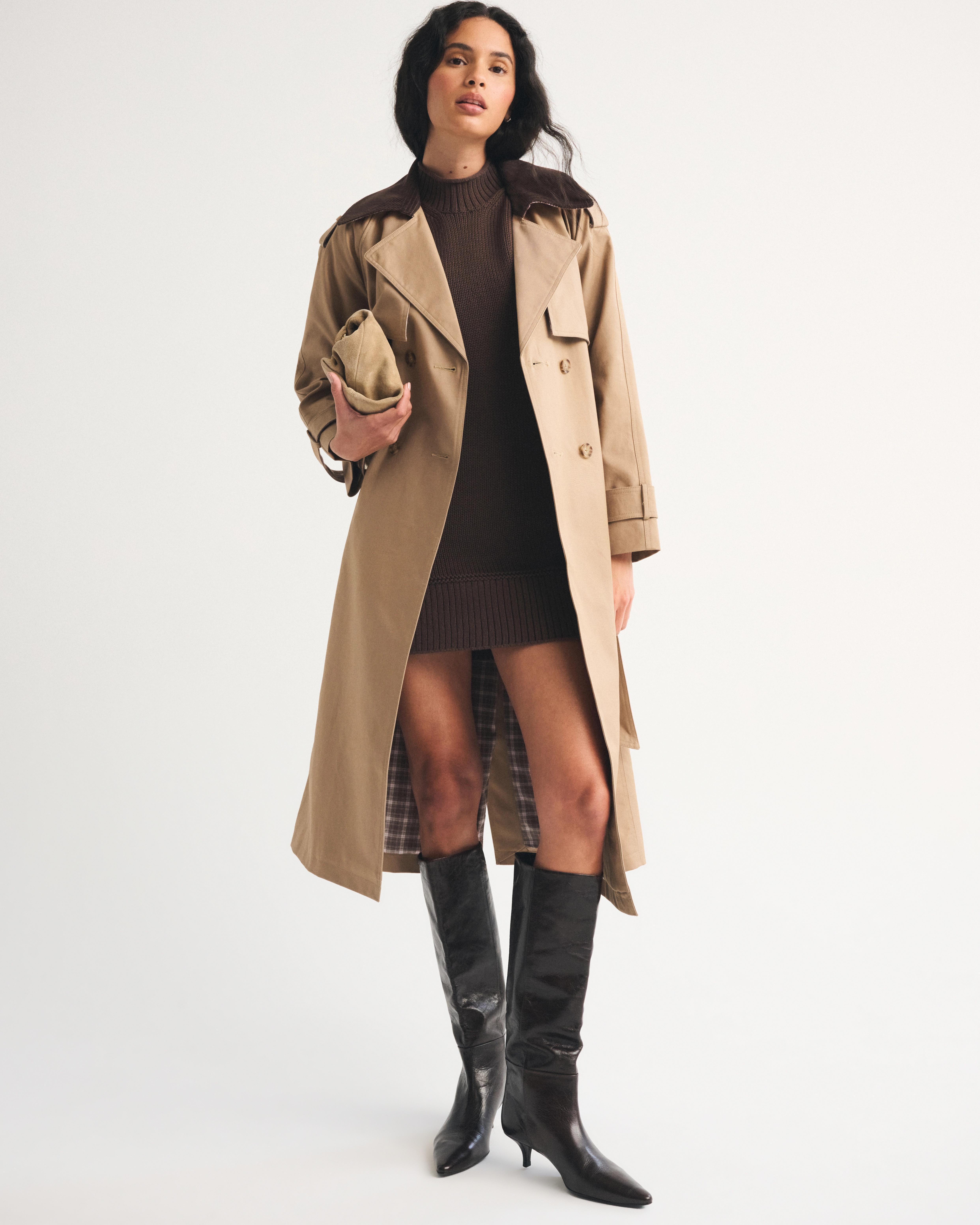 Classic Trench Coat | Abercrombie & Fitch (US)