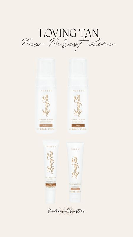 New purest line from Loving Tan! Use code MAKENNA