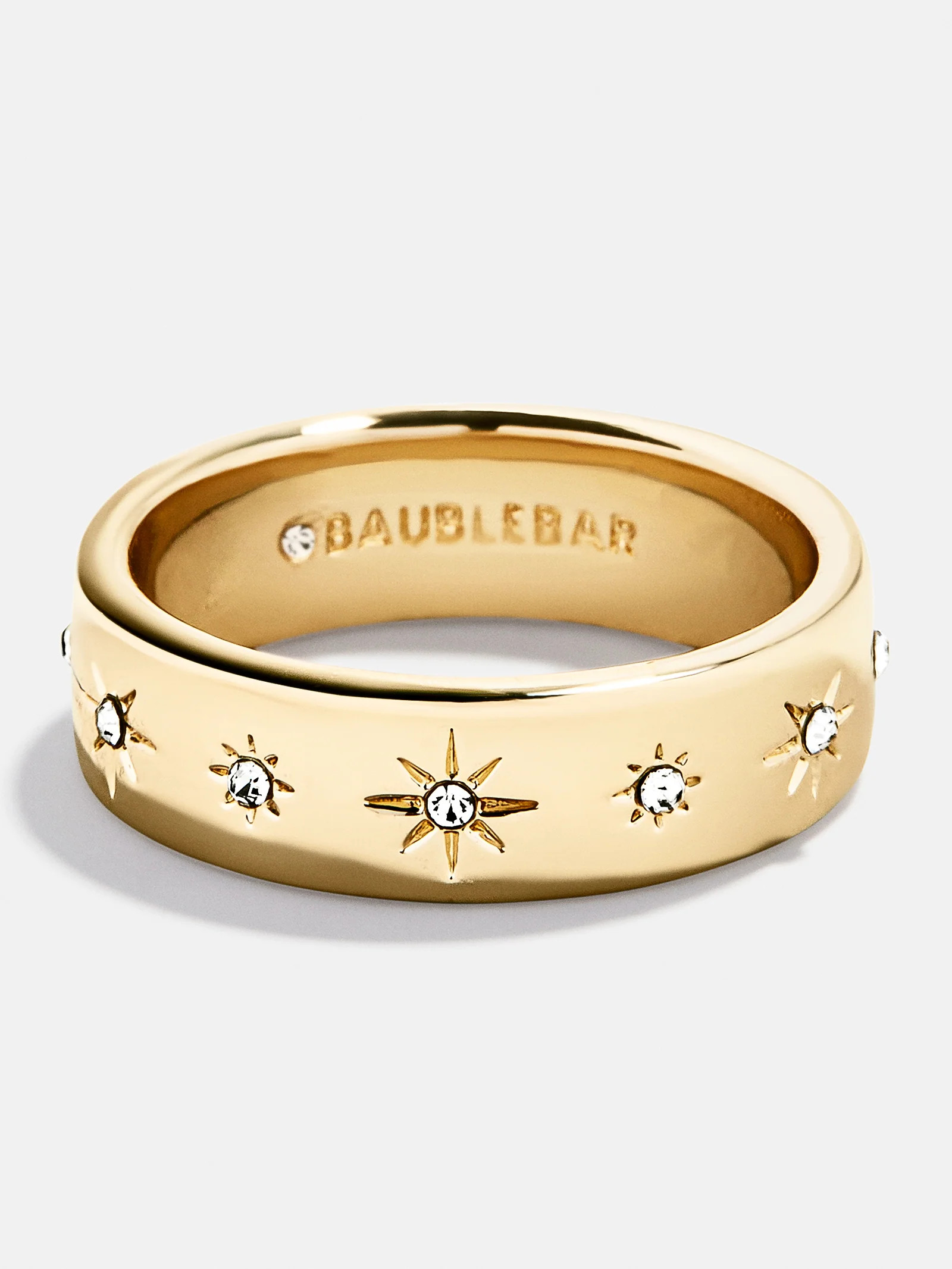 Astra Star Ring - Gold/Pavé | BaubleBar