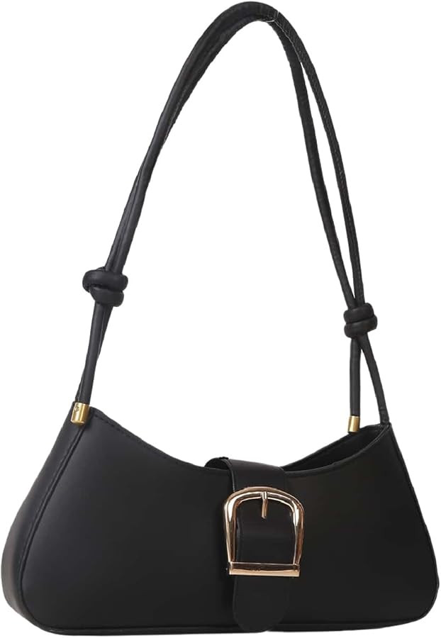 SweatyRocks Women's PU Leather Medium Clutch Purse Handbags Top Handle Shoulder Bags with Adjusta... | Amazon (US)