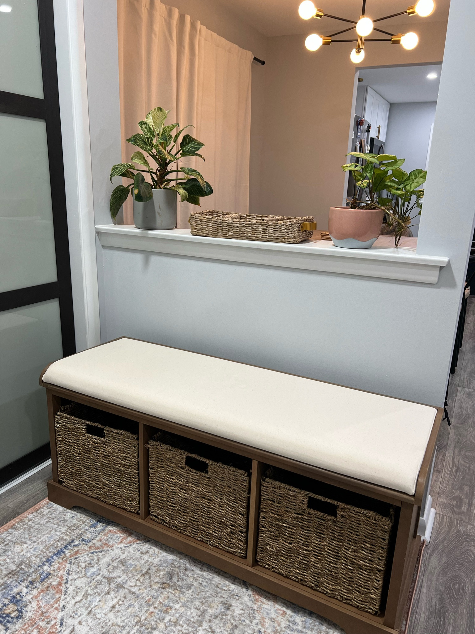 Entry way bench! Now I can sit and tie my shoes 😂♥️

#LTKhome #LTKstyletip #LTKfamily