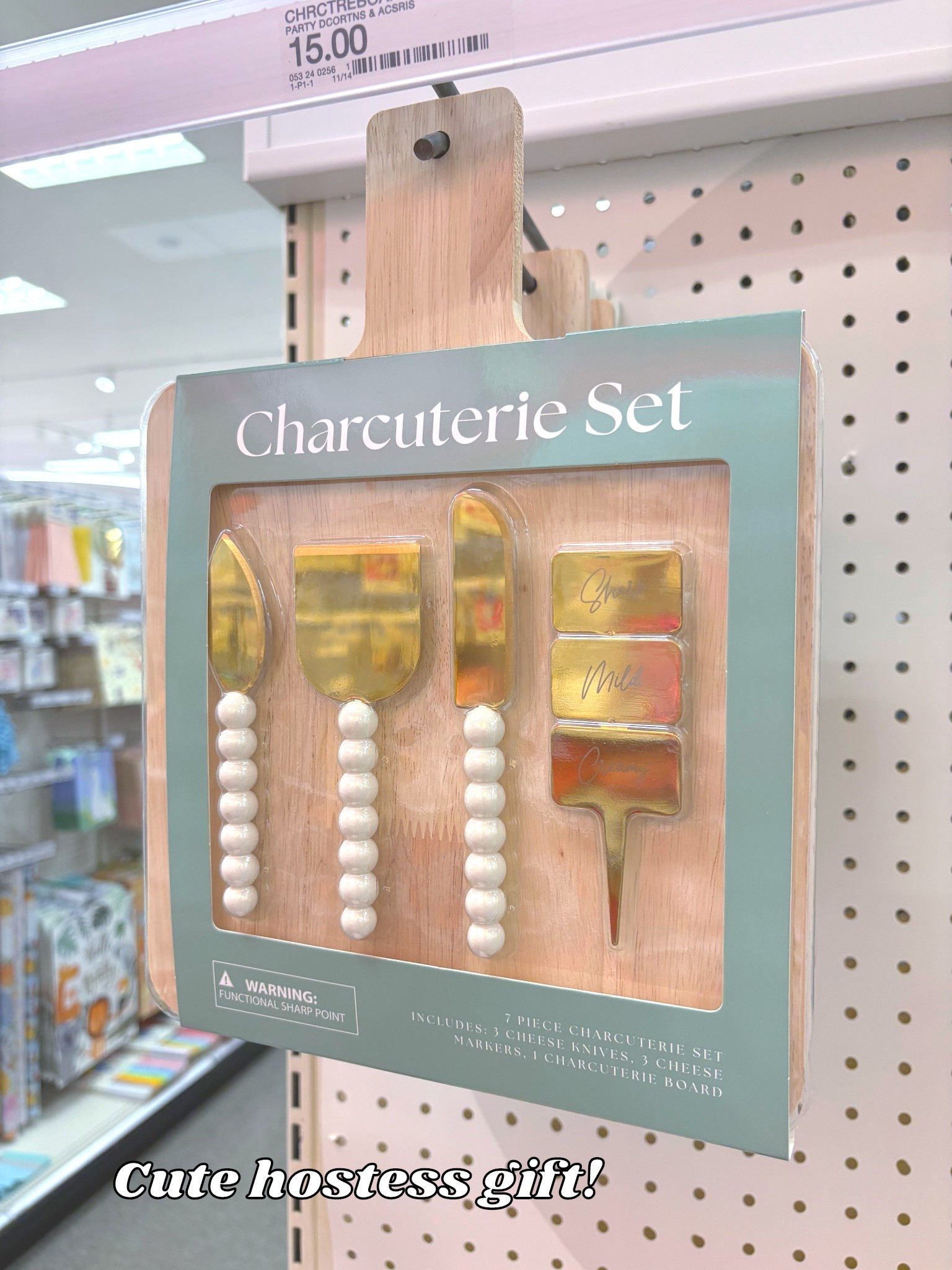 Charcuterie Board with Serving Utensils and Labels Holiday Gift Set #target #targethome #charcuterieset #utensils #charcuterieboard #hostessgifts

#LTKHoliday #LTKHome #LTKGiftGuide