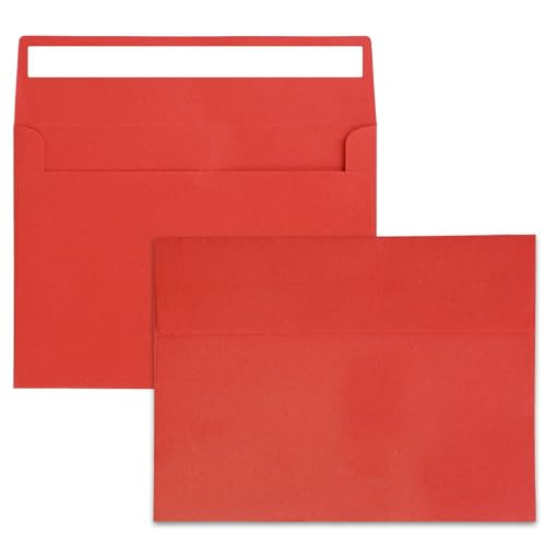 50pcs packed Red Envelopes,A4Envelopes, printable invitation envelopes,4x6 envelopes, suitable for weddings, invitations, photos, postcards, greeting cards, mailings | Amazon (US)