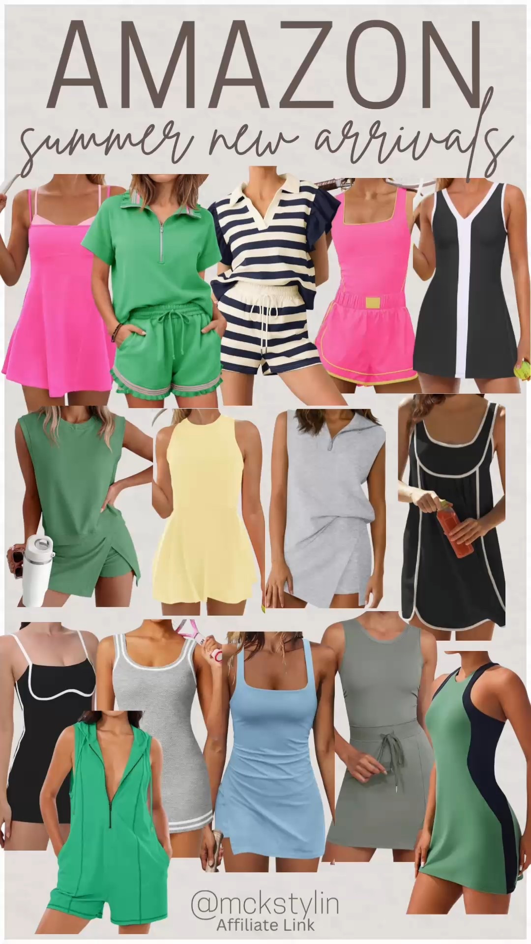 The cutest matching sets and active dresses from Amazon. Perfect for summer  

#LTKActive #LTKSeasonal #LTKootd