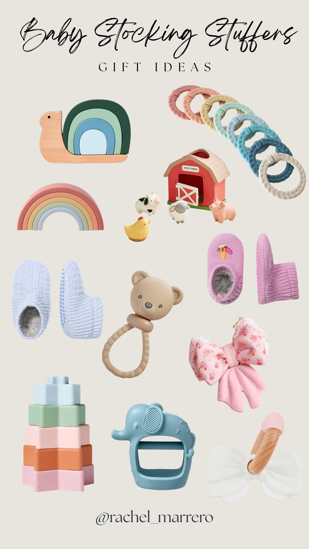 Baby stocking stuffer ideas!! 

Girls, boys, toys, teethers, stacking toys, socks, slippers 

#LTKBaby #LTKGiftGuide #LTKFindsUnder50