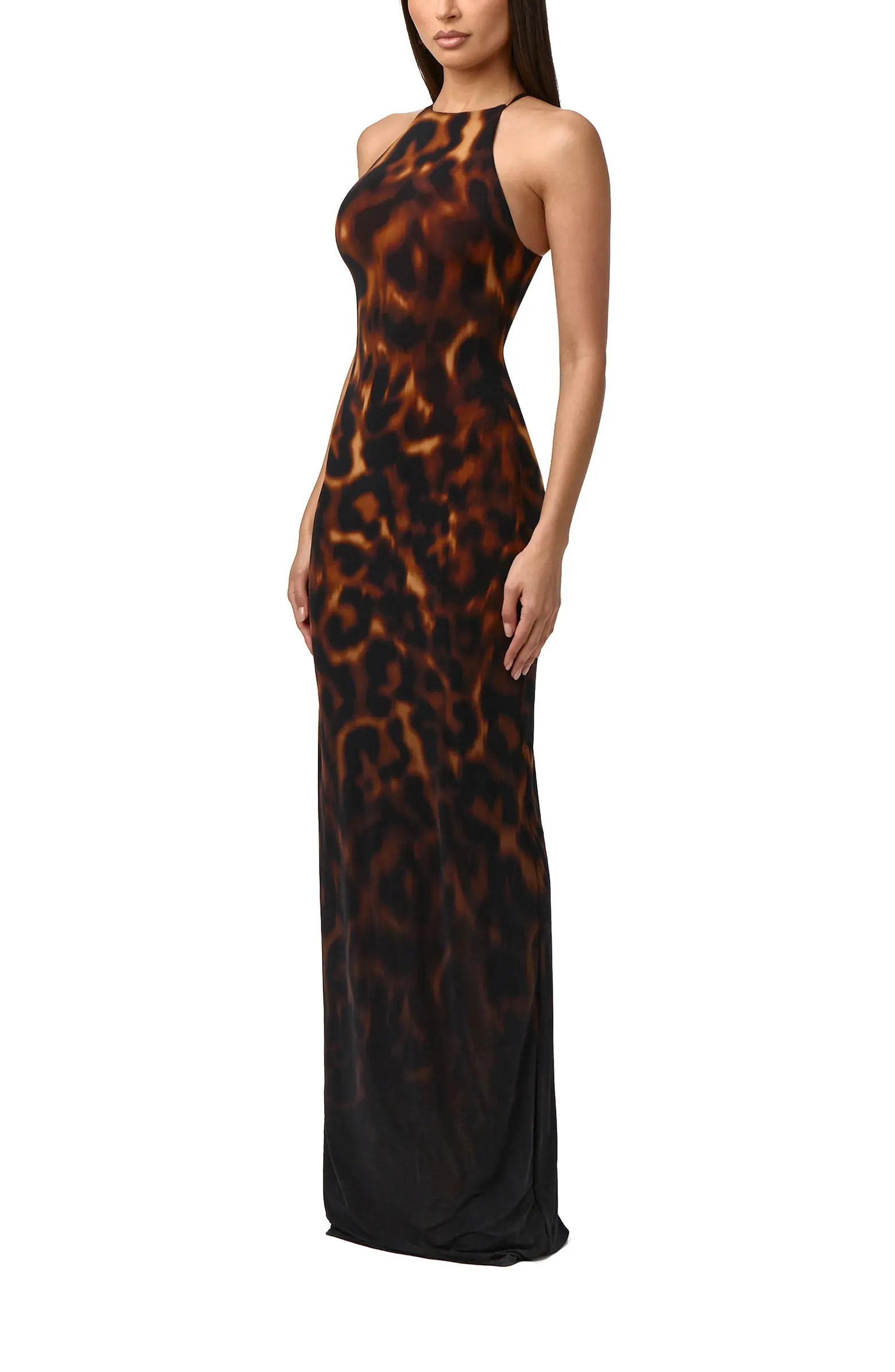 Tortoiseshell Print Maxi Dress | Nordstrom