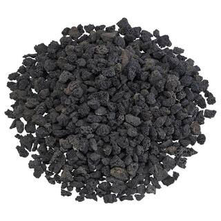 Small Black Lava Rock (1/4 in. - 1/2 in.) 10 lbs. Bag | The Home Depot
