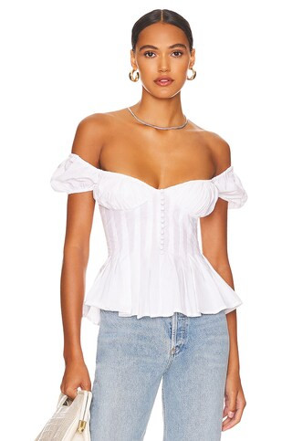 Larna Poplin Top
                    
                    Bardot
                
               ... | Revolve Clothing (Global)