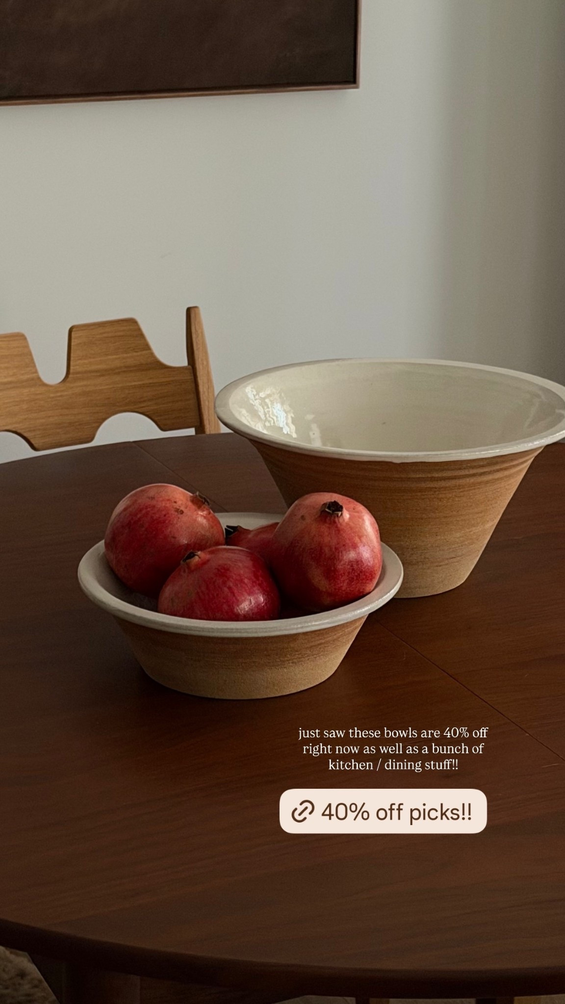 just saw these bowls are 40% off right now as well as a bunch of kitchen / dining stuff!!