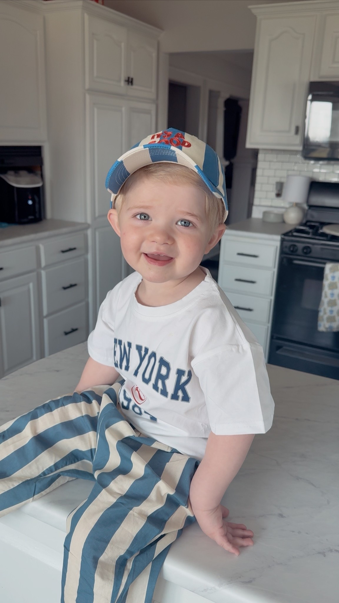 Baby boy H&M hat so cuteeee! Perfect with the AliExpress $7 pants! Can’t link but comment if you want help finding!! #hm #babyboy #toddlerboy #boymom #boyclothes #fashion #baby #toddler 

#LTKBaby #LTKSaleAlert #LTKFindsUnder50