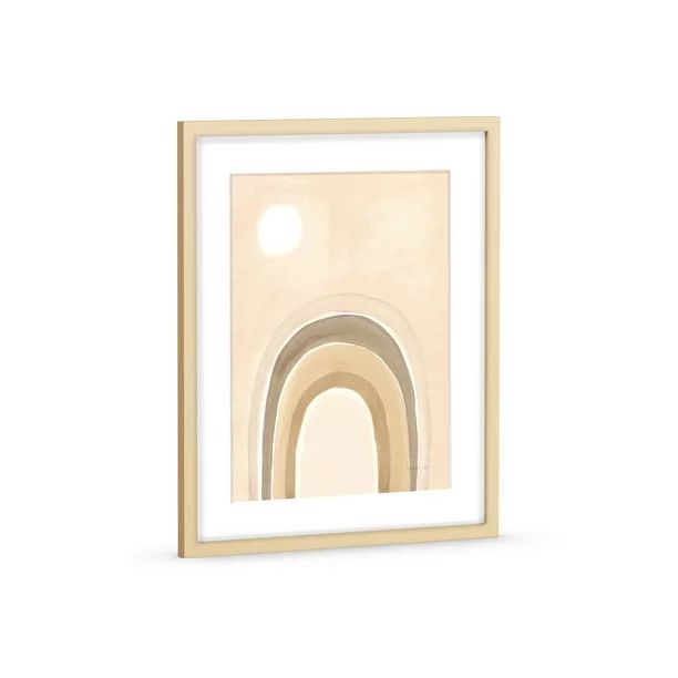 MoDRN Natural Boho Pastel Arch Framed Art Print | Walmart (US)