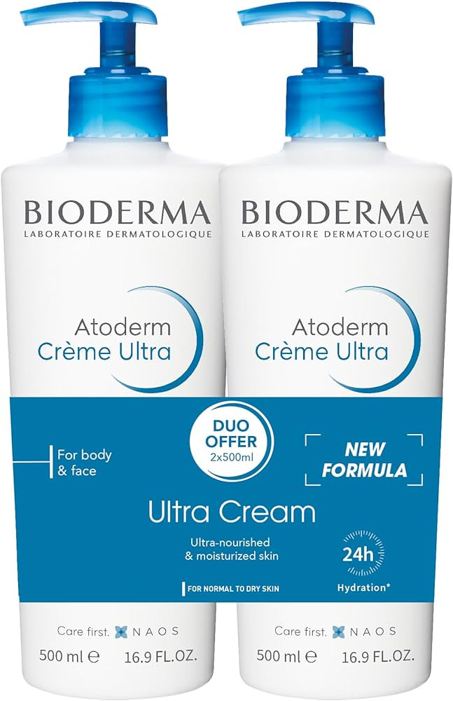 Bioderma Atoderm Cream Ultra, Hydrating Body Moisturizer for Normal to Dry Sensitive Skin | Amazon (US)