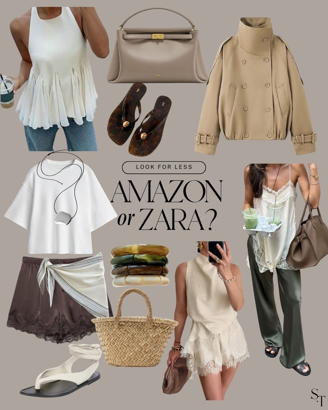Summer outfits look for less 
@amazon @zara